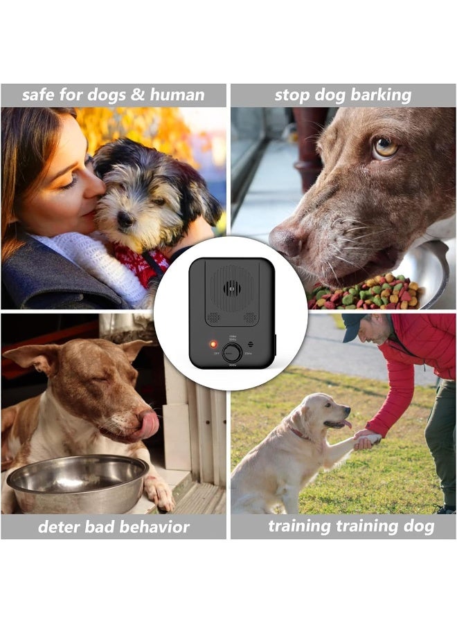Anti Barking Device for Dogs, 3 Adjustable Frequency Modes, Ultrasonic Dog Barking Silencer, Rechargeable Sonic Barking Deterrent, Suitable for All Kinds of Dogs, for Indoor & Outdoor Use - Image 4
